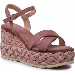 Espadrilky Alma Blue V23BL4035 Siena Old Pink