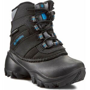 Trekingová obuv Columbia Childrens Rope Tow III Waterproof BC1322 Black/Dark Compass 010