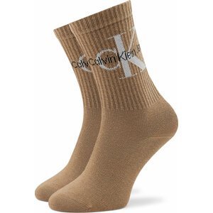Dámské klasické ponožky Calvin Klein Jeans 701218750 Brown 008