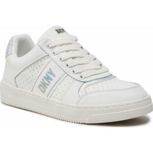 Sneakersy DKNY Odlin K4215349 Wht/Silver WTL