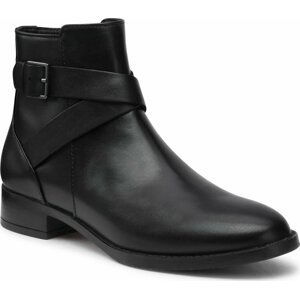 Polokozačky Clarks Hamble Buckle 261510084 Black Leather