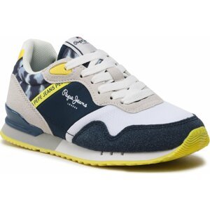 Sneakersy Pepe Jeans London B Brighton PBS30552 White 800