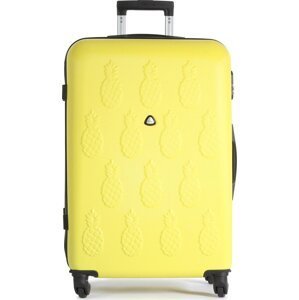 Velký tvrdý kufr Semi Line T5538-5 Žlutá