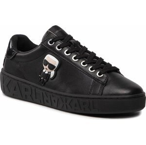 Sneakersy KARL LAGERFELD KL61030A Black Lthr/Mono
