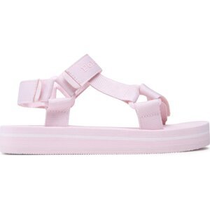 Sandály Polo Ralph Lauren New Haven Platform RF104018 Blush Webbing w/ Tonal PP