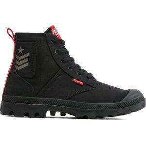 Turistická obuv Palladium Pampa Hi Army 78583-008-M Černá