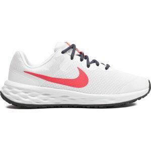 Boty Nike Revolution 6 Nn (Gs) DD1096 101 White/Sea Coral/Gridiron