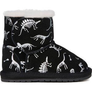 Sněhule EMU Australia Toddle Reflective Dino B12966 Black