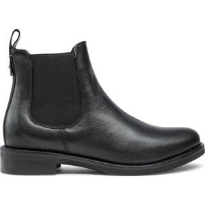 Kotníková obuv s elastickým prvkem Eksbut 6D-6562-R74 Černá
