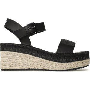 Espadrilky Pepe Jeans Witney Brand PLS90576 Black 999