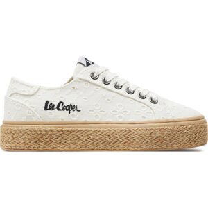 Espadrilky Lee Cooper LCW-24-44-2425LA Bílá