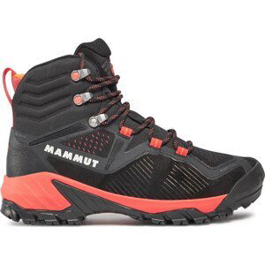 Trekingová obuv Mammut Sapuen High Gtx GORE-TEX 3030-04251-00719 Černá