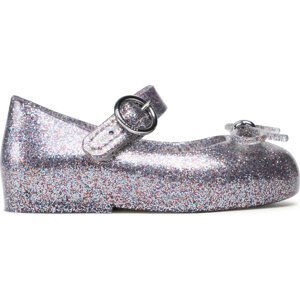 Polobotky Melissa Mini Melissa Sweet Love Bb 32803 Silver Glitter 53519