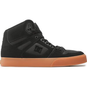 Sneakersy DC Pure High-Top Wc ADYS400043 Black/Gum(Bgm)