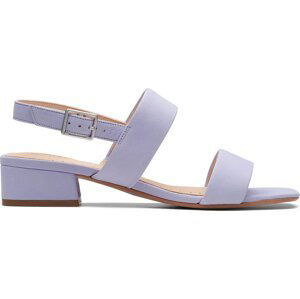 Sandály Clarks Seren25 Strap 26171048 Lilac Nubuck