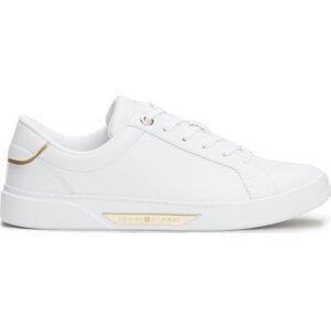 Sneakersy Tommy Hilfiger Chic Hw Court Sneaker FW0FW07813 White YBS
