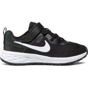 Boty Nike Revolution 6 Nn (PSV) DD1095 003 Black/White/Dk Smoke Grey