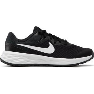 Boty Nike Revolution 6 Nn (GS) DD1096 003 Black/White/Dk Smoke Grey