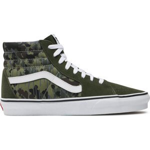 Sneakersy Vans Sk8-Hi VN0007NSBGK1 Green/Multi