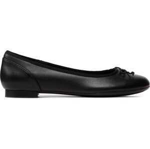 Baleríny Clarks Couture Bloom 261154854 Black Leather