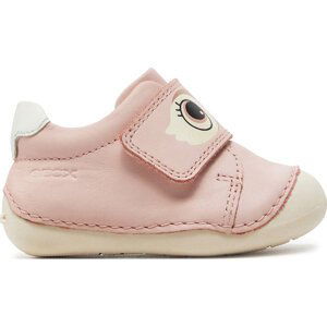 Polobotky Geox B Tutim Girl B3540B 00085 C8W1Z Lt Rose/White