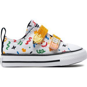 Plátěnky Converse Chuck Taylor All Star Easy-On Doodles A07219C White/Yellow/Black