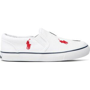 Tenisky Polo Ralph Lauren Keanton Slip On RF103502 S White/Navy/Red