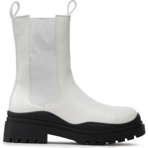 Kotníková obuv s elastickým prvkem DeeZee ZAL90152-1 White/Black