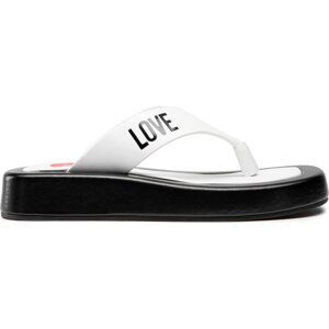 Žabky LOVE MOSCHINO JA28293G0EIE310A Bianco/Nero