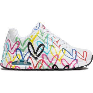 Sneakersy Skechers Uno Spread The Love 55507/WMLT White/Multi