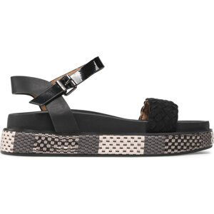 Sandály Wrangler Amaya Woven WL21661A Black 062