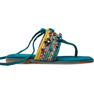 Sandály Alma En Pena V22466 Suede Ocean