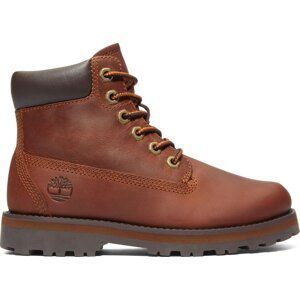 Turistická obuv Timberland Courma Kid Traditional6In TB0A279Q3581 Md Brown Full Grain