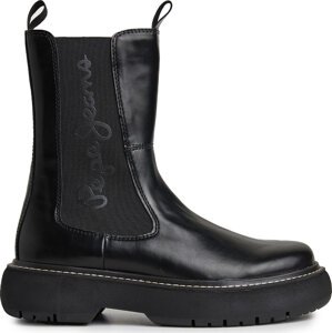 Polokozačky Pepe Jeans PLS50504 Black 999