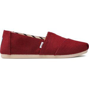 Polobotky Toms Alpargata 10018279 Black Cherry Heritage