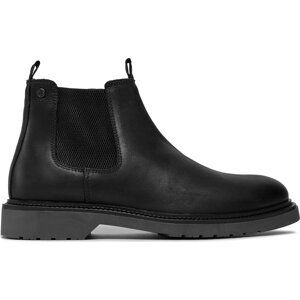 Kotníková obuv s elastickým prvkem Jack&Jones 12140924 Pirate Black 2854610