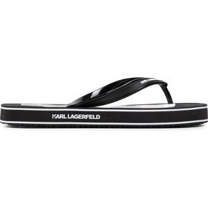 Žabky KARL LAGERFELD KL71005 Black Rubber