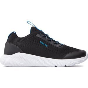 Sneakersy Geox J Sprintye Boy J25GBA 0006K C0035 D Black/Lt Blue