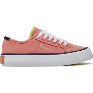 Tenisky Pepe Jeans Ottis Basic G PGS30605 Pastel Orange 119