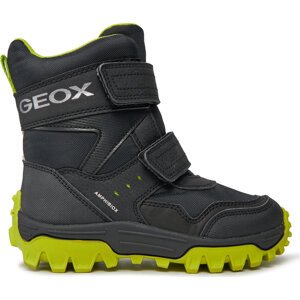 Sněhule Geox J Himalaya Boy B Abx J36FRC 0FUCE C0802 S Black/Lime