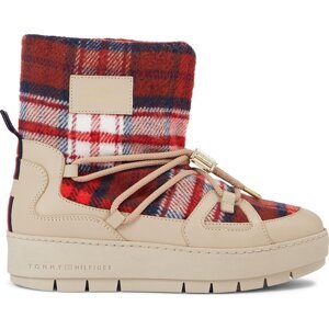 Sněhule Tommy Hilfiger Tartan Snowboot FW0FW07612 Merino ABO