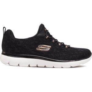 Sneakersy Skechers Leopard Spot 149037/BKRG Černá