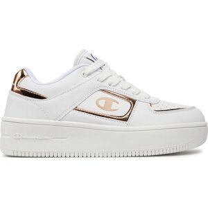 Sneakersy Champion Foul Play Plat Element Slick Low Cut Shoe S11670-CHA-WW008 Wht/Rose Gold