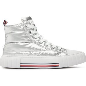 Sneakersy Tommy Hilfiger T3A9-32975-1437904 S Silver 904