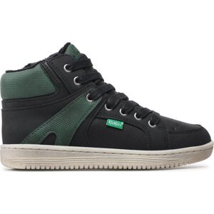 Kotníková obuv Kickers Lowell 739353-3 S Noir Vert 82