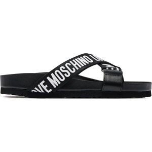 Nazouváky LOVE MOSCHINO JA28263G0IIX100A Nero Bco