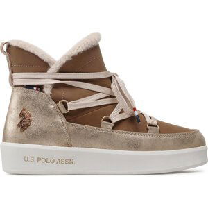 Polokozačky U.S. Polo Assn. Vegy001a VEGY001W/BHY5 Hnědá