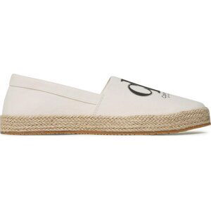 Espadrilky Calvin Klein Jeans Espadrille Ess Monogram YM0YM00654 Ancient White YBH