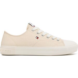 Plátěnky Tommy Hilfiger Low Cut Lace-Up T3X9-32827-0890 S Écru