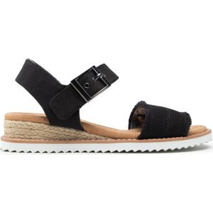 Espadrilky Skechers BOBS Adobe Princess 113541/BLK Černá